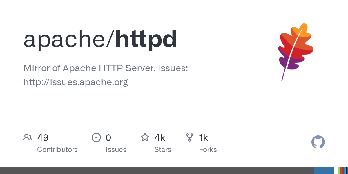 Apache httpd source repository on GitHub