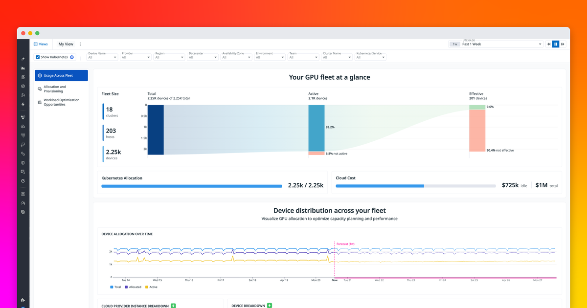 Datadog Launches GPU Monitoring Worldwide — Targets the 14% of Cloud Spend AI Workloads Now Eat (April 2026)